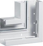 Flat angle of base profile for BRA 68x130mm lid 80mm of alu in pure white BRA6513059010 | 4012740840781