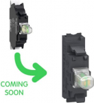 Light block, Harmony XB4, Harmony XB5, for head 22mm, universal LED, 24V AC DC, compact push in term ZBVB15 | 3389119037495