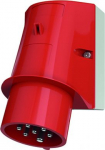 Wall mounted inlet, 16A7p6h400V, IP44 2166 | 4015394013532
