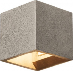SOLID CUBE Wall luminaire, QT14, black sandstone, max. 25W 1000911 | 4024163192033