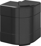 Outer corner for device mounting channel Rapid 45-2 type GK-53100, black, GK-AH53100SW 6113053 | 4012197373191
