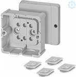Junction box KF 9020 88x88x49mm IP54 grey without terminals 6000037 | 4012591600374