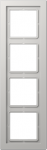 4-gang frame, light grey, LS990 LSD984LG | 4011377045170