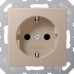 Socket outlet, 16A/250V, champagne, A500 A1520CH | 4011377112445