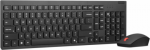 Lenovo Essential Wireless Combo Keyboard & Mouse Gen2 | Keyboard and Mouse Set | Wireless | Mouse included | US | Black 4X31R64491 | 195892117025