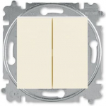 Switch, two circuits (2 gang 1 way) 2CHH590545A6017