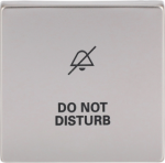 For flush-mounted switch 1g1w, 1g2w, intermediate, push switch. DO NOT DISTURB Material stainless steel. Anti fingerprint. 2CKA001751A3002 | 4011395105498
