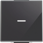 Color: Black Glass   Rocker for switches code: 8101, 8101.1, 8101.2, 8101.5, 8102, 8102.1, 8102.5, 8104, 8104.5, 8104.9 & 8110 2CLA850130A2501 | 8427238135717