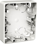Mounting box, Exxact, surface mount, dso (22mm), white WDE002360 | 3606480209673