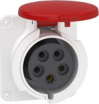 Socket, Mureva PK, panel-mounted, straight, 32A, 3P+N+E, 400V, IP44 PKF32G435 | 3303432033644