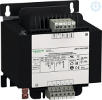 This ABT7 transformer supplies alternating current to control circuits while isolating them from mains power. It has a rated input voltage of 230V to 400V AC, a rated output voltage of 115/230V AC thanks to its double secondary winding, and a rated p ...