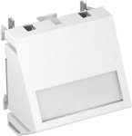 Kabeļu izvads taisns 45x45mm, PC, dzidri balts, 9010 6117420 | 4012196144785