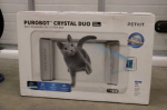 SALE OUT. PETKIT Purobot Crystal Duo with Camera Self-Cleaning Cat Litter Box | White | DAMAGED PACKAGING P9905SO | 2000001411766
