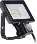 LED Floodlight with sensor, 20W, 4000K, 1900lm, black, ProjectLine 911401863484 | 8719514954519