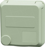 Panel mounted socket Cepex 16A, 5P, 6h, 400V, IP54, pearl white 4815 | 4015394315087