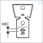 Metal hanger internal thread, FMI-M6/M8, 100psc 1600A03C2T | 4053423670042