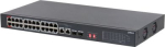 Switch DAHUA S3226-24ET-375 Switch type Unmanaged Rack mounting Yes 24xRJ-45 ports RJ-45 Ports Type Fast Ethernet (10/100) 24xFast Ethernet (copper) ports quantity 2xCombo SFP ports quantity Power over Ethernet (PoE) Yes 24xPower over Ethernet (PoE)  ...
