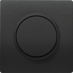 Cover plate for dimmer, with rotary knob, Anthracite Cosso, DELTA style 5TC8912-0AC | 4001869554877