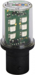 LED bulb, Harmony XVB, BA15d, red, flashing signaling type, 120V AC DL1BKG4 | 3389110967623