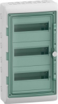 Enclosure for modular device, Mureva Enclosure, 3x12 modules, earth and neutral terminal blocks 13435 | 3303430134350