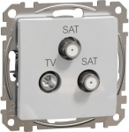 TV/SAT/ SAT ending 4db, Aluminium, Sedna SDD113481S | 3606481467003