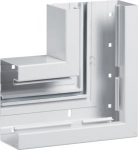 Flat angle of base profile for BRA 68x130mm lid 80mm of alu in traffic white BRA6513059016 | 4012740014083