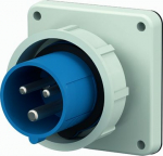 Panel mounted inlet, 16A3p6h230V, IP67 826 | 4015394116837
