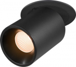 NUMINOS PROJECTOR L recessed ceiling light, 2700 K, 40&deg;, cylindrical, black / black 1007032 | 4024163267144