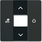 CP-RTC-885 RTC Cover plate, black matt, Covers 2CKA006220A0631 | 4011395205839