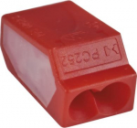 Connection terminal block, nylon, 2-position, red 265033 | 4011923586850