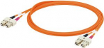 Patch cord SC duplex IP20 50 &micro;m, PVC, 2m, orange 8813310000 | 4032248513161