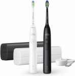 Philips Electric Toothbrush, Duo pack | HX7109/01 Sonicare Series 5300 | Rechargeable | For adults | Number of brush heads included 2 | Number of teeth brushing modes 1 | White/Black HX7109/01 | 8720689021418
