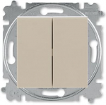 Switch, two circuits (2 gang 1 way) 2CHH590545A6018