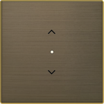 Cover plate Symbol "arrows" for Venetian blind Two-part button Gold - Sky Niessen 2CLA852623A1201 | 8427238198620