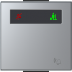 Color: Silver   Rocker for DND/MUR switch, 2-gang, code: 8144.4 2CLA858040A1301 | 8427238224091