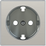 Color: Stainless Steel   Cover plate for Schuko socket outlet code: 8188.9 2CLA858890A1401 | 8427238136486