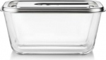 Caso Glass Vacuum Container with Plastic Lid | VacuBoxx Inox XL | Transparent 01167 | 4038437011678