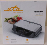 SALE OUT. ETA | 4 in 1 sandwich maker | ETA315190010 | 900 W | Number of plates 4 | Number of pastry 2 | Black/Stainless steel | DAMAGED PACKAGING ETA315190010SO | 2000000969640