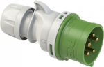 CEE Industrial plug 5x32A (3P+N+PE) 2h IP44 SHARK green/grey 025-2 | 9003399167263