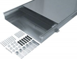 flush floor trunking with trough dry care nom. width 600 level. range 50-70mm BKW600070 | 4012002237564
