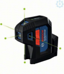 Point Laser GPL 5 G, BG 2x1.5V 0601066P00 | 4059952524863