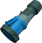 Connector 3x63A 6h 230V IP67 PowerTOP Xtra blue/grey 14202 | 4015394238485