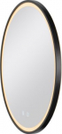 TRUKKO 60 mirror &Oslash; 60 cm, chrome, black edge 1007201 | 4024163274760