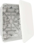Mounting box, gypsum, with lid 234x176x79mm grey [1/12] KT 250/1_KB | 8595057632738