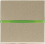 N2202.5 CV Two way switch with control light, champagne, 2 modules Zenit 2CLA220250N1901 | 8427238092928