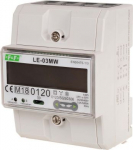 Electricity energy meter 3 phase, 3x230/400V+N, 1,5A LE-03MW | 5902431671864