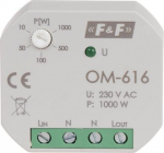 Power consumption limiter 0.02-1 kW, 85&divide;265VAC, 5A, 1xNO OM-616 | 5902431670249