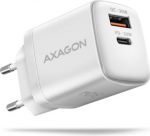AXAGON Wall Charger 2x port (USB-A+USB-C), 30W | ACU-PQ30W ACU-PQ30W | 8595247907110