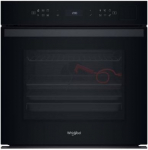 Whirlpool Oven | WOI6A8FPT1SBA | 73 L | Electric | Pyrolytic/Hydrolytic | Electronic | Steam function | Height 59.7 cm | Width 59.5 cm | Black WOI6A8FPT1SBA | 8003437836398