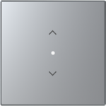 SRB-1-85PL - Cover plate - free@home / KNX 1-gang sensors - Blind - Silver 2CLA852623A1301 | 8427238144986